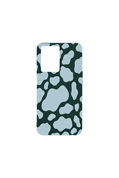 bestcase Λεπτή Θήκη Σιλικόνης 0.8MM, Συμβατή με OPPO A57s, Μπλε Αγελάδα, Ανθε...