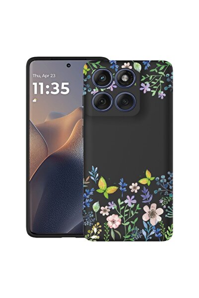 bestcase Θήκη για Poco X6 5G με σχέδιο Πεταλούδες και Λουλούδια, TPU Ματ Εξαι...