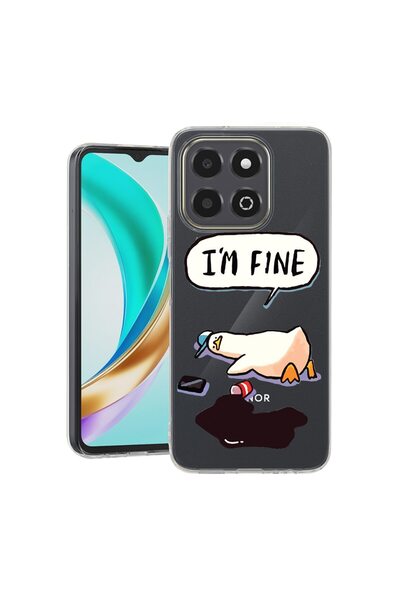 bestcase Διαφανής Λεπτή Θήκη Σιλικόνης Συμβατή με Honor X6c, Duck Life - Είμα...