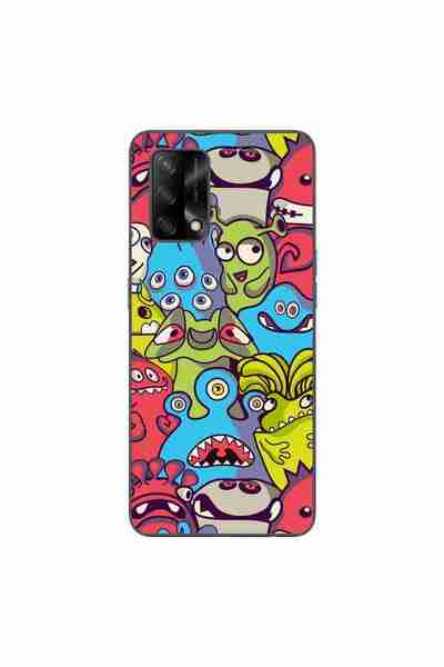 OEM Husa compatibila cu Oppo A74 4G Silicon Gel Tpu Model Squishi Monsters