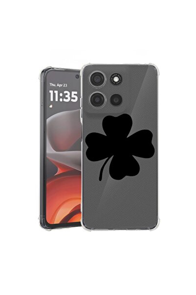 bestcase ¬Æ Husa pentru Motorola Moto G75, Anti Shock 1.5MM, Lucky Trifoi, Pr...