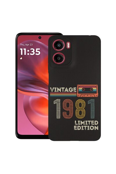 bestcase Λεπτή Θήκη Σιλικόνης για Motorola Moto E15, Περιορισμένη Έκδοση 1981...