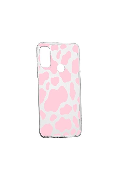 bestcase Husa Silicon Compatibila cu Motorola Moto E40, Pink Cow, rezistenta ...