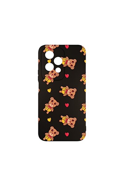 bestcase Премиум силиконов калъф, съвместим с Honor 200 Lite, десен с мечета ...