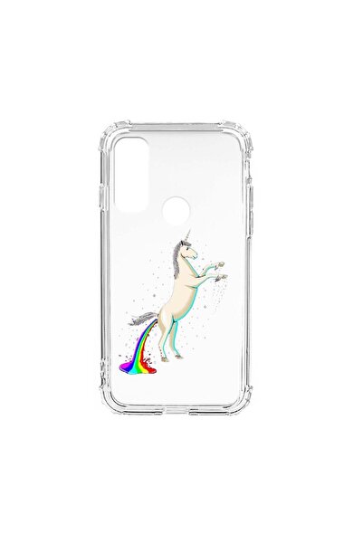 bestcase Husa Anti Shock Silicon Compatibila Cu Motorola Moto E40, Unicorn Ra...