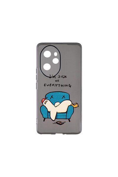 bestcase Θήκη Γραφίτη Πυριτίου 1.5MM, Συμβατή με Honor X8a, Έχω αρρωστήσει απ...
