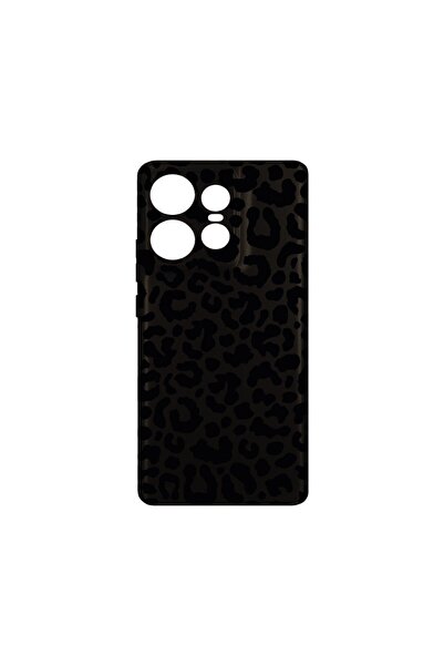 bestcase Тънък силиконов калъф 0.8ММ, съвместим с Motorola Edge 50 Pro, Леопа...