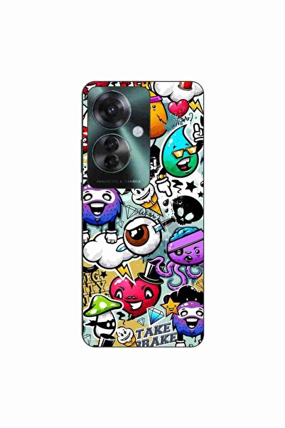OEM Husa compatibila cu Oppo Reno11 F 5G Silicon Gel Tpu Model Pop Art Graffiti