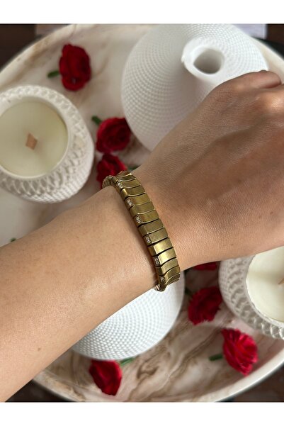 Lal by SP Designs Bronz Kırmızı İp Bileklik