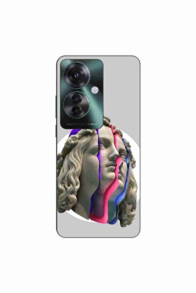 OEM Husa compatibila cu Oppo Reno11 F 5G Silicon Gel Tpu Model Neon Ruins