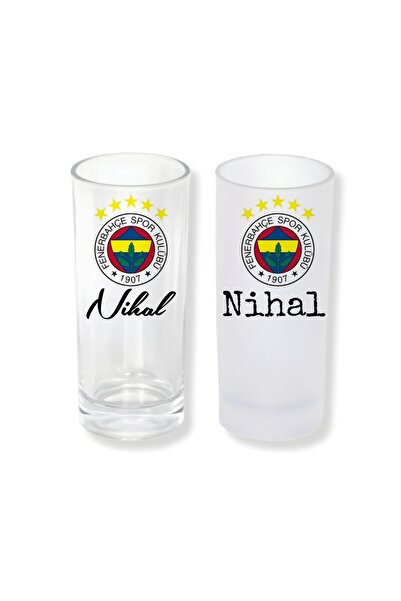 Ghostbastır Kişiye Özel Sarı Lacivert Buzlu / Buzsuz Seçenekli Rakı Bardağı –...