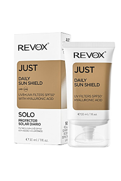 Revox Cremă de zi Just Daily Sun Shield cu filtre UVA+UVB SPF50 + Acid Hialur...