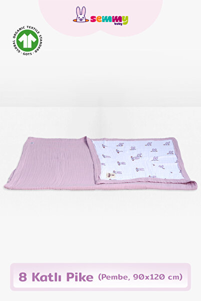 SemmyBaby 8 Katlı Pike - Pembe