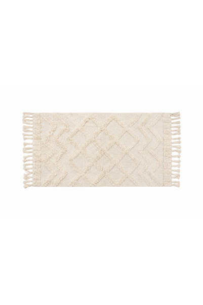 OEM Covor Boho cu franjuri pentru dormitor sau living 100x65cm
