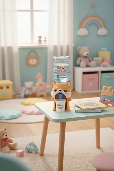 Miniso Evcil Hayvan Sebili Yavru Köpek Temalı – 22,5 Cm Çocuklar İçin Mini Su...