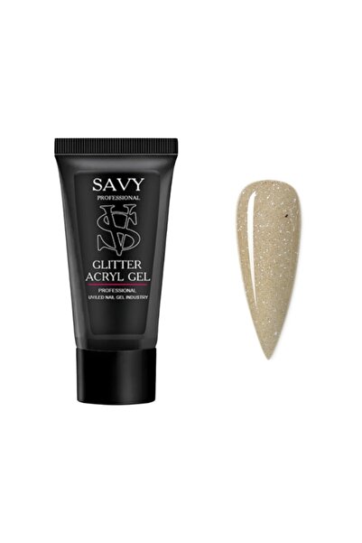 OEM Gel acrilic cu sclipici pentru unghii, 30 ml, SavyProfessional Nr. G139