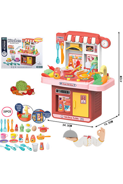 Salamandra Kids Bucatarie pentru copii, cu accesorii, lumini si sunete,