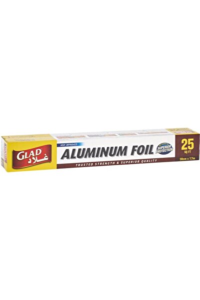 Glad Aluminum Foil 25Sq.Ft 12x25Sq.Ft