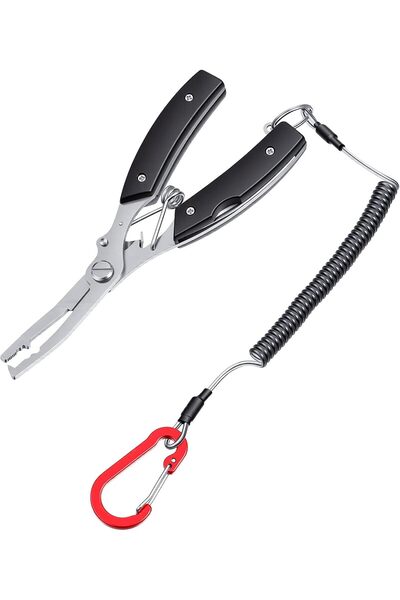 qianyu Stainless Steel Fishing Pliers Needle Nose Pliers Fishing Hook Remover...