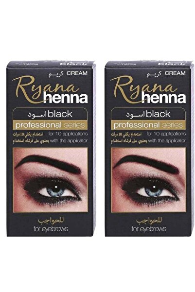 Ryana Henna Professional Set For Eyebrows Black 2 Pcs