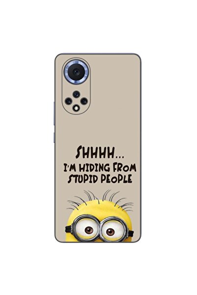 OEM Husa compatibila cu Huawei Nova 9 Silicon Gel Tpu Model Mesaj Minion Shhhh