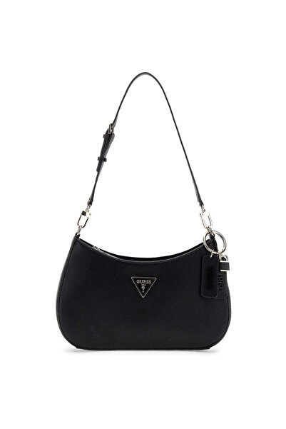 Guess μαύρη τσάντα ώμου Noelle ZG967218