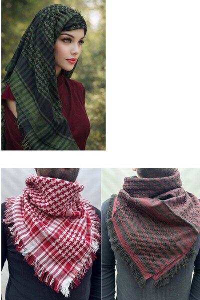 ALDAIYR Palestine Themed Pouch Keffiyeh