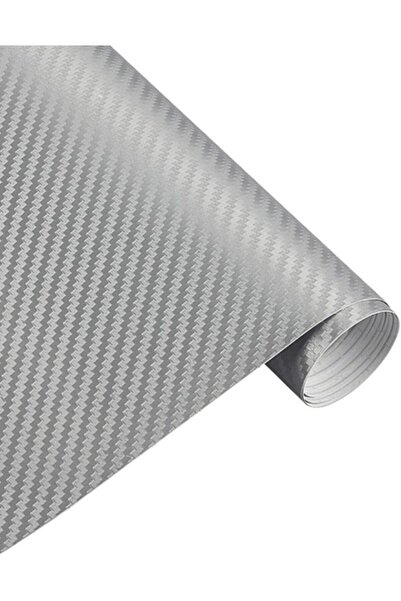 zkra shop Hava Kanallı Gri Karbon Araba Kaplama Folyosu 152 cm X 50 Cm 1053162