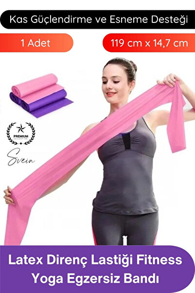 Svein # PilatesBand Pilates Bandă elastică de rezistență din latex Fitness Yo...