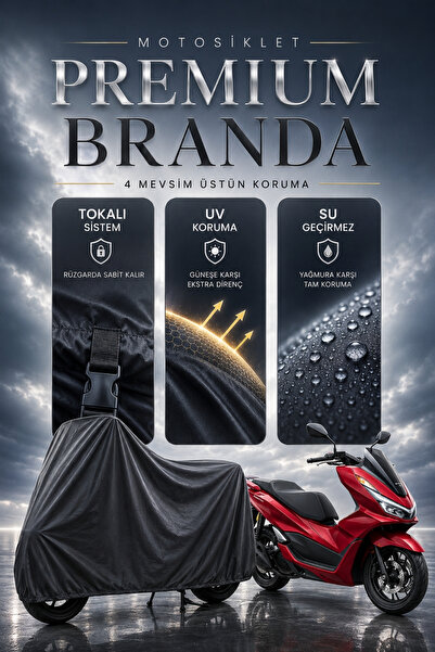 SULAITE Motosiklet Brandası HONDA PCX Motor Brandası Su Geçirmez UV Koruma Ka...