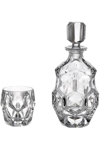 Cristal Bohemia Set Pahare Cu Decantor,320 ml Whis