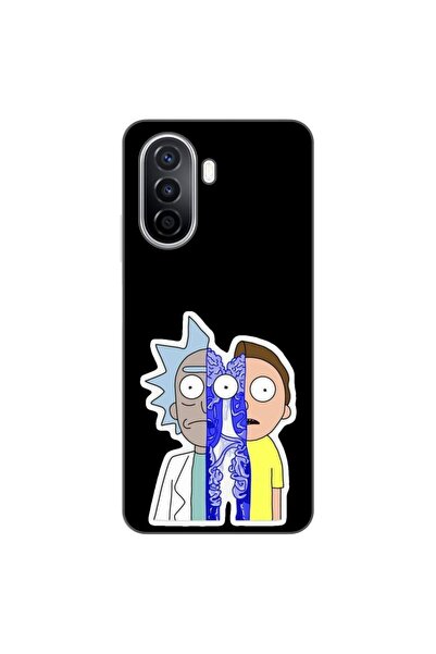 OEM Husa compatibila cu Huawei Nova Y70 Silicon Gel Tpu Model Rick And Morty ...