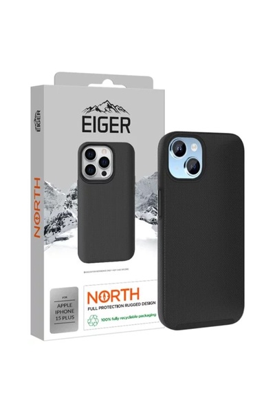 EIGER Husa North Case iPhone 15 Plus Black