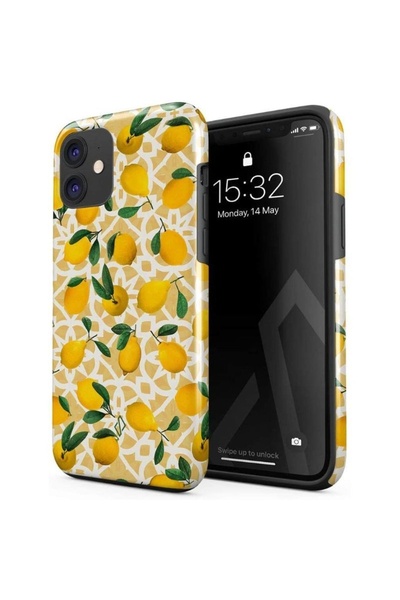 BURGA Husa iPhone 12 / 12 Pro Dual Layer Lemon Juice