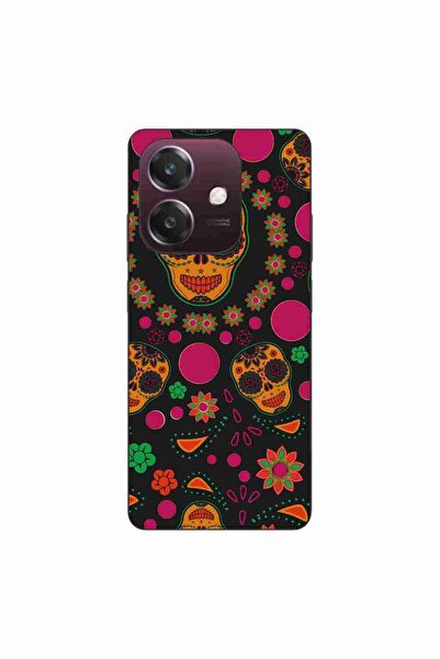 OEM Husa compatibila cu Oppo A60 5G Silicon Gel Tpu Model Halloween Floral Cr...