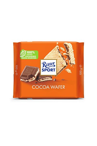 Ritter Sport COCOA WAFER 100G x 12