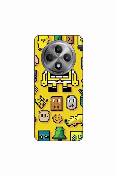 OEM Case compatible with Oppo Reno12 FS Silicone Gel Tpu Pattern Pixel Art Sp...
