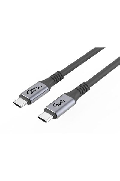 MicroConnect Cablu USB-C la USB-C 1,5m Premium, 100W, 40Gbps, USB4 Gen 3x2