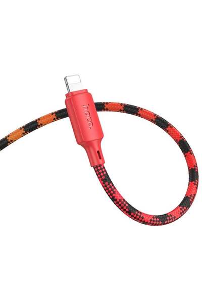 hoco. Cablu USB Hoco USB-C - Lightning 1 m Roșu