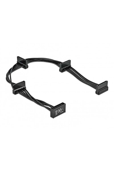 DELOCK Cablu de alimentare SATA 15 pini tată la 4x SATA 15 pini tată, 40cm