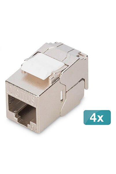Digitus Keystone Cat6A geschirmt 4 Stk. werkzeugfr