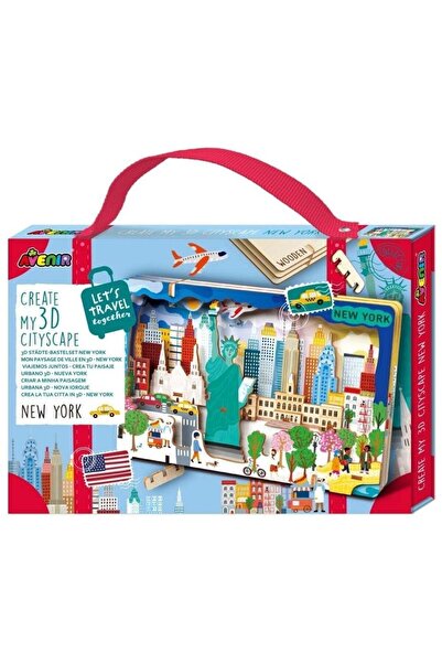 AVENİR Stw√≥rz pejza≈º miejski Nowy Jork - puzzle drewniane