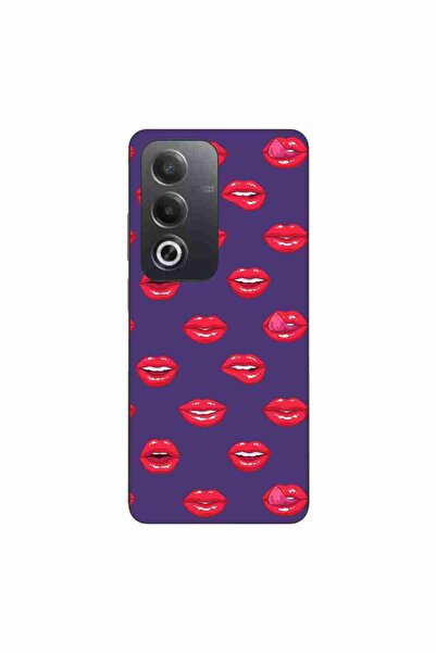 OEM Husa compatibila cu Oppo A80 Silicon Gel Tpu Model Buze Pattern