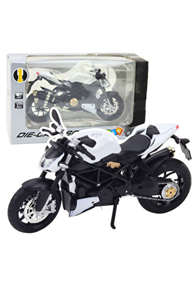 LeanToys Motocicletă metalică, model la scară 1:12
