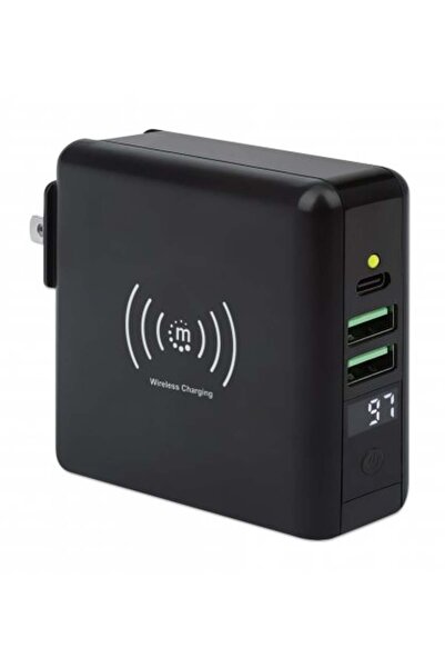 Prestigio MANHATTAN 4 în 1 Încărcător de călătorie și Powerbank 8.000mAh