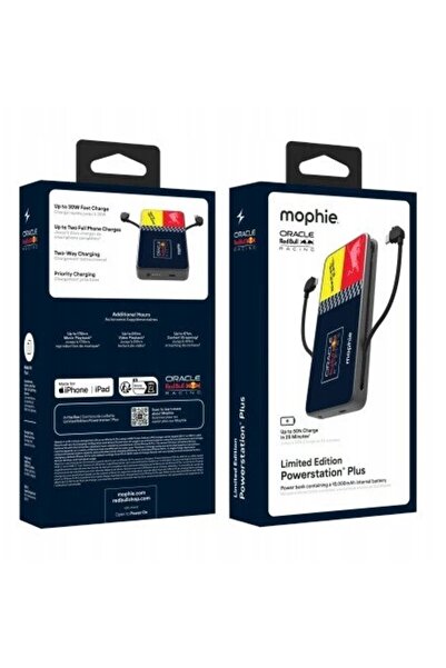 Zagg Mophie Powerstation Plus 10K Red Bull Racing - powerbank 10000mAh, cablu...