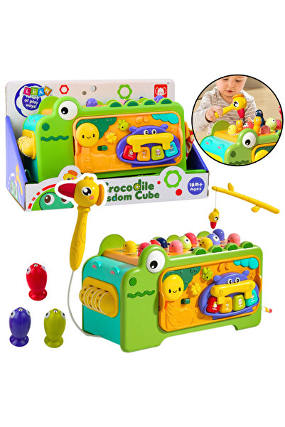 LeanToys Jucărie educativă Crocodil D≈∫Wiƒôki