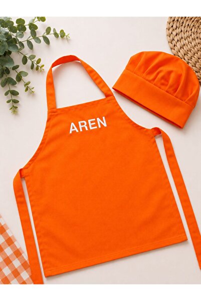 redbuttonkidsstore İsme Özel Çocuk Şef Önlük / Okul Etkinlik Önlük / Aşçı / Ç...
