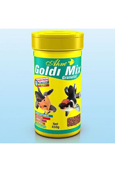 Ahm Koi Ve Japon Balığı Yemi Karışık Yem Goldi Mix 100 Ml