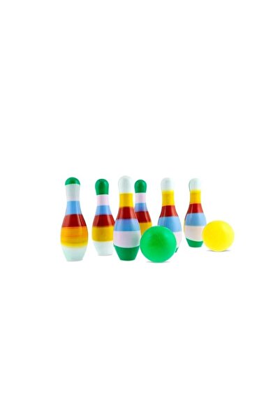 DAsiNU 6 Popice Bowling de 17cm si 2 Mingi